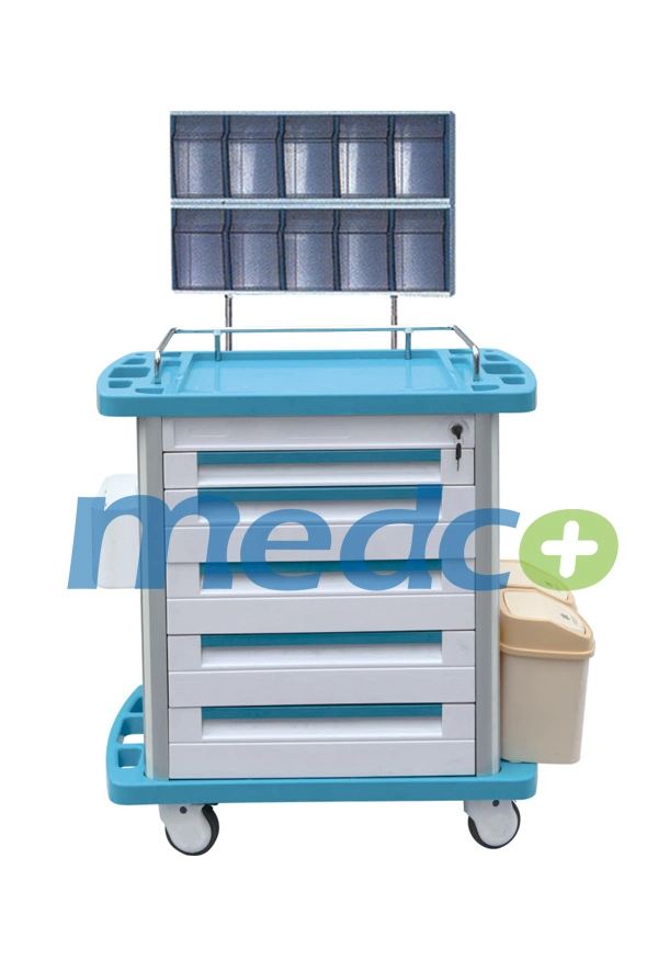 T060 High Quality Hospital Equipment ABS Anaesthetic Trolly