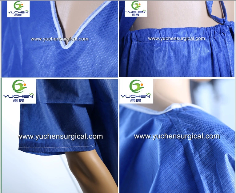 Protective Disposable SMS Scrub Suits for Doctors or Patient