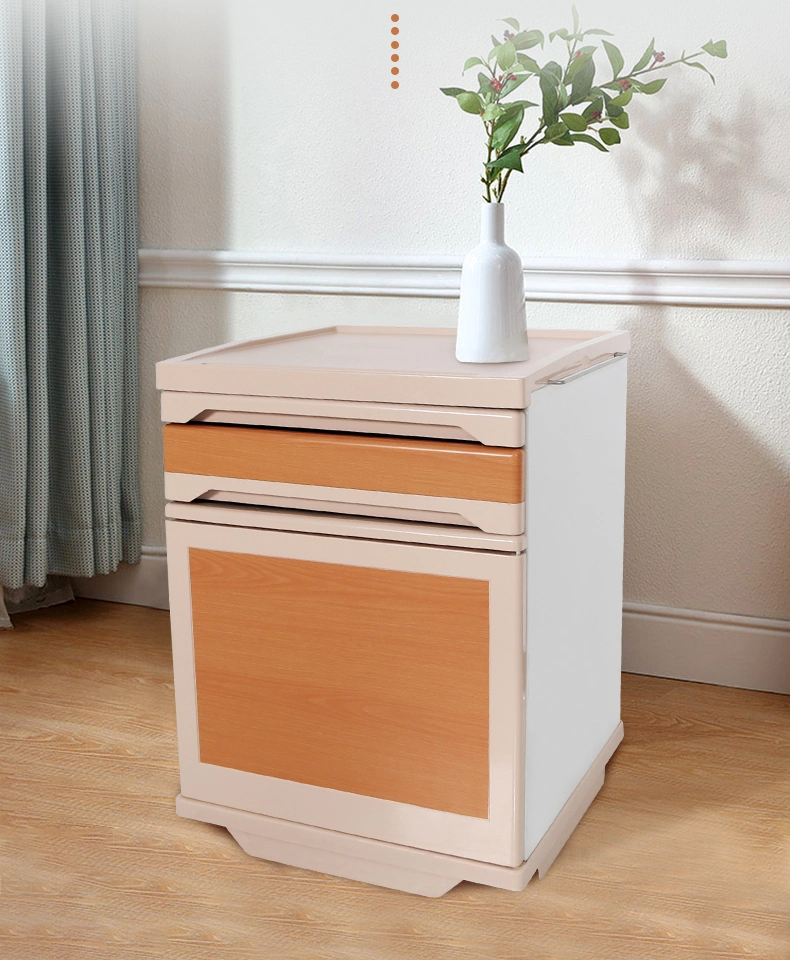 Factory Supply Hospital Medical Equipment Furniture ABS Hospital Nursing Table Bedside Table Cabinet Used in Patient Rooms