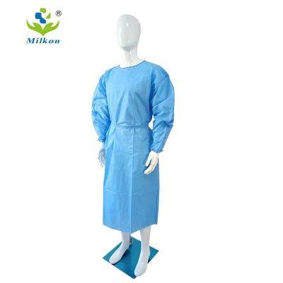 Batas de proteção descartáveis, roupas de proteção médica Roupas de proteção descartáveis ​​para cirurgia