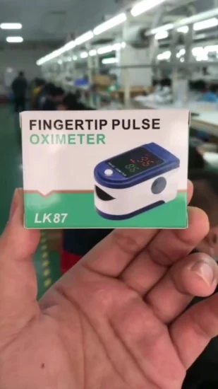 Armazém de fábrica Monitoramento de oxigênio no sangue doméstico OLED Digital Oxímetro de pulso de dedo Lk87