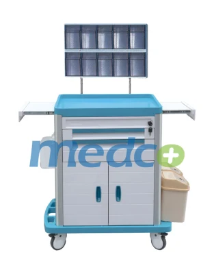 Carrinho anestésico ABS para equipamentos médicos fabricados na China T059